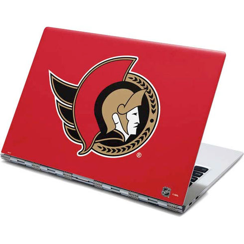 NHL Ottawa Senators Solid Background Yoga 910 2-in-1 14in Touch-Screen Skin